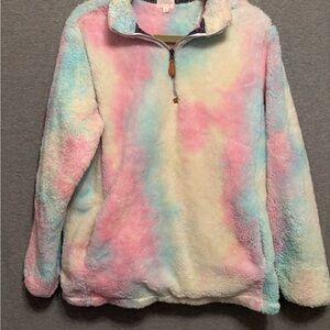 Women's Multicolor Fleece Jacket